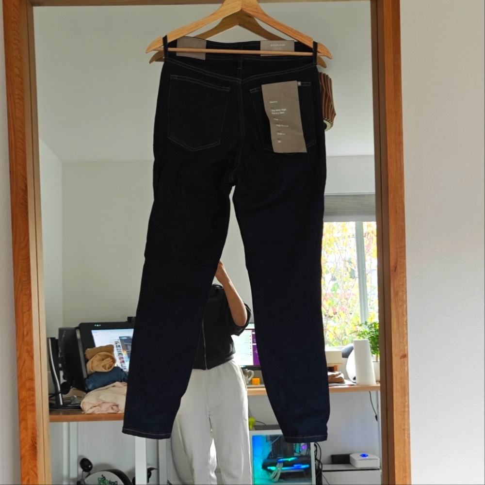 Everlane The Way-High Clean Front Skinny Jean, Crop, NWT - Picture 3 of 9